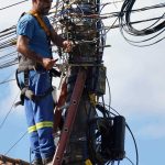 Prefeitura de Barra Velha promove segundo mutirão de limpeza dos fios de telecomunicação