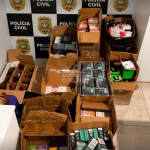 Polícia Civil prende homem pela segunda vez em uma semana por contrabando de cigarros eletrônicos