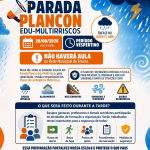 Rede Municipal de Ensino de Barra Velha participa da Parada Plano de Contingência Multirriscos