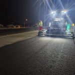 Arteris Litoral Sul realiza obras noturnas na BR-101, em Barra Velha/SC, nesta terça-feira (20)