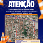 Prefeitura de Barra Velha comunica alterações no trânsito no bairro Itajuba